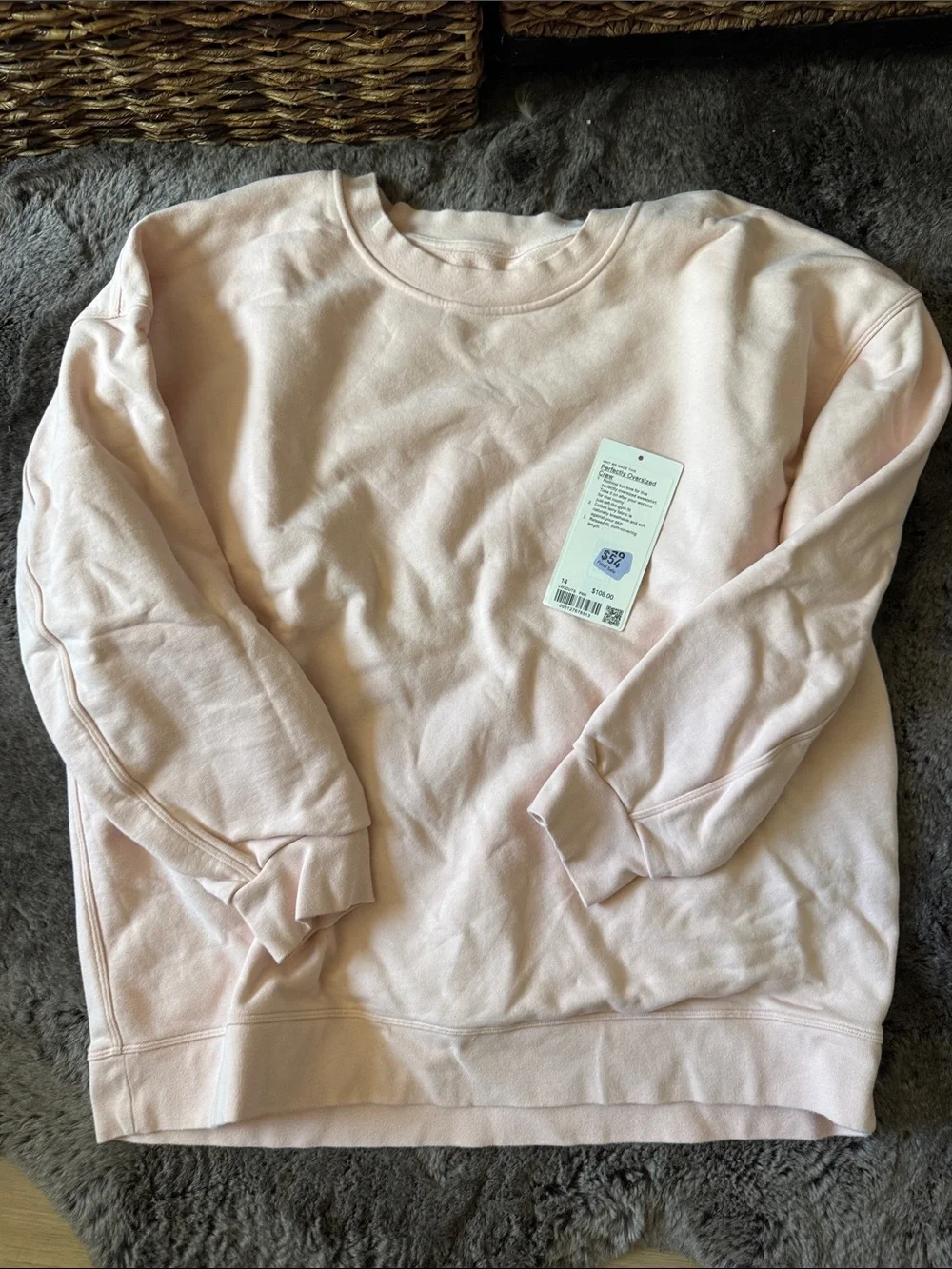 Lululemon Perfection Oversized Crew PIMI 14
